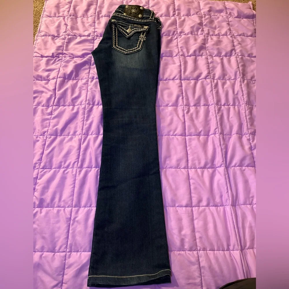 Miss me jeans Cleo Stitched Low Rise Bootcut Jean - Picture 5 of 7